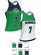 Dawg - Ladies/Girls "Earned" Custom Sublimated Reversible Lacrosse Uniform Set Ladies Practice Uniforms All Sports Uniforms