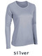 Womens "Lightweight Essential" Lacrosse warm Up Shirt Stock Warm Up Shirts All Sports Uniforms