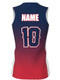 Dawg - Ladies/Girls "Sideline Gradient" Custom Sublimated Sleeveless Lacrosse Game Jersey Sleeveless All Sports Uniforms