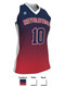 Dawg - Ladies/Girls "Sideline Gradient" Custom Sublimated Racerback Lacrosse Uniform Racerback All Sports Uniforms