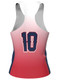 Dawg - Ladies/Girls "Sideline Gradient" Custom Sublimated Reversible Lacrosse Uniform Set Ladies Practice Uniforms All Sports Uniforms