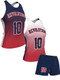 Dawg - Ladies/Girls "Sideline Gradient" Custom Sublimated Reversible Lacrosse Uniform Set Ladies Practice Uniforms All Sports Uniforms