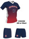 Dawg - Ladies/Girls "Sideline Gradient" Custom Sublimated Short Sleeve Lacrosse Uniform Short Sleeve All Sports Uniforms