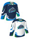 Dawg - Adult/Youth "Chain Breaker" Custom Sublimated Reversible V-Neck Yoked Hockey Jersey