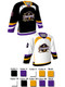 Dawg - Adult/Youth "Hat Trick" Custom Sublimated Reversible V-Neck Yoked Hockey Jersey