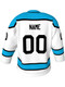 Dawg - Adult/Youth "No Leash" Custom Sublimated Reversible V-Neck Yoked Hockey Jersey