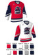 Dawg - Adult/Youth "Slash" Custom Sublimated Reversible V-Neck Yoked Hockey Jersey