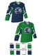 Dawg - Adult/Youth "Power Play" Custom Sublimated Reversible V-Neck Yoked Hockey Jersey + Socks