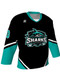Dawg - Adult/Youth "Play Maker" Custom Sublimated V-Neck Yoked Hockey Jersey + Socks