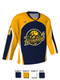 Dawg - Adult/Youth "Rabid Dawg" Custom Sublimated V-Neck Non-Yoked Hockey Jersey