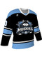 Dawg - Adult/Youth "One Timer" Custom Sublimated V-Neck Non-Yoked Hockey Jersey
