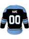 Dawg - Adult/Youth "One Timer" Custom Sublimated V-Neck Non-Yoked Hockey Jersey