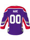 Dawg - Adult/Youth "Slapshot" Custom Sublimated V-Neck Non-Yoked Hockey Jersey