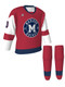 Dawg - Adult/Youth "Classic" Custom Sublimated V-Neck Non-Yoked Hockey Jersey + Socks