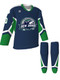 Dawg - Adult/Youth "Power Play" Custom Sublimated V-Neck Non-Yoked Hockey Jersey + Socks