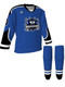 Dawg - Adult/Youth "Top Shelf" Custom Sublimated V-Neck Non-Yoked Hockey Jersey + Socks