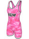 "Think Pink" Womens Custom Sublimated Wrestling Singlet by DAWG