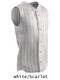 "Sleeveless Yankee Pinstripe" Button Front Baseball Jersey