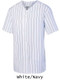 Adult "Pinstripe Prophecy" Button Front Baseball Jersey Adult Button Fronts All Sports Uniforms