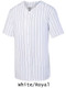 Adult "Pinstripe Prophecy" Button Front Baseball Jersey Adult Button Fronts All Sports Uniforms