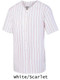 Adult "Pinstripe Prophecy" Button Front Baseball Jersey Adult Button Fronts All Sports Uniforms