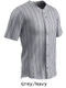 "Yankee Pinstripe" Button Front Baseball Jersey