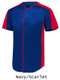 Adult "Bash" Button Front Baseball Jersey Adult Button Fronts All Sports Uniforms