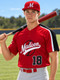 "Smooth Performance Brushback" Two-Button Baseball Jersey