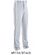 12 oz Relaxed Fit "Slider" Open Bottom Baseball Pants with Piping