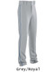 12 oz Relaxed Fit "Slider" Open Bottom Baseball Pants with Piping