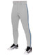 14 oz Alleson Fitted "Crush" Tapered Open Bottom Baseball Pants with Piping