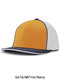 Trucker Mesh Tri-Color Cotton Twill Baseball Cap