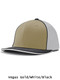 Trucker Mesh Tri-Color Cotton Twill Baseball Cap