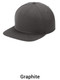 High Profile Flat Bill Baseball Cap
