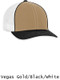 Tri-Color Trucker Mesh Moisture Control Baseball Cap