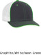 Tri-Color Trucker Mesh Moisture Control Baseball Cap