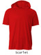"Short Sleeve Terrorize" Performance Wicking Hoodie Tee