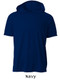 "Short Sleeve Terrorize" Performance Wicking Hoodie Tee