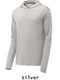 Adult "Competitor" Performance Long Sleeve Hoodie Tee Adult All Sports Uniforms