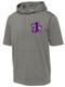 "Rebel" Short Sleeve Performance Wicking Hoodie