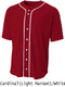 "Triple Crown" Button Front Baseball Jersey