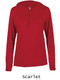 Womens "Bravo" Performance Wicking Hoodie Tee
