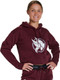 Womens "Victory" 8.1oz 60/40 Crop Fleece Hoodie