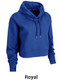 Womens "Victory" 8.1oz 60/40 Crop Fleece Hoodie