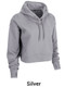 Womens "Victory" 8.1oz 60/40 Crop Fleece Hoodie