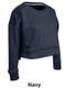 Womens "Lineup" Performance Wicking Crop Crew
