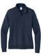 Womens Nike "Club Sleeve Swoosh" 8.3 oz 80/20 1/2 Zip Pullover