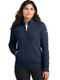 Womens Nike "Club Sleeve Swoosh" 8.3 oz 80/20 1/2 Zip Pullover