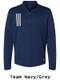 Adidas 3 Stripes 1/4 Zip Warm Up Pullover
