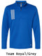 Adidas 3 Stripes 1/4 Zip Warm Up Pullover